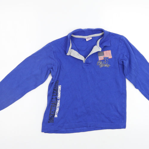 Navi Boys Blue   Pullover Polo Size 7-8 Years
