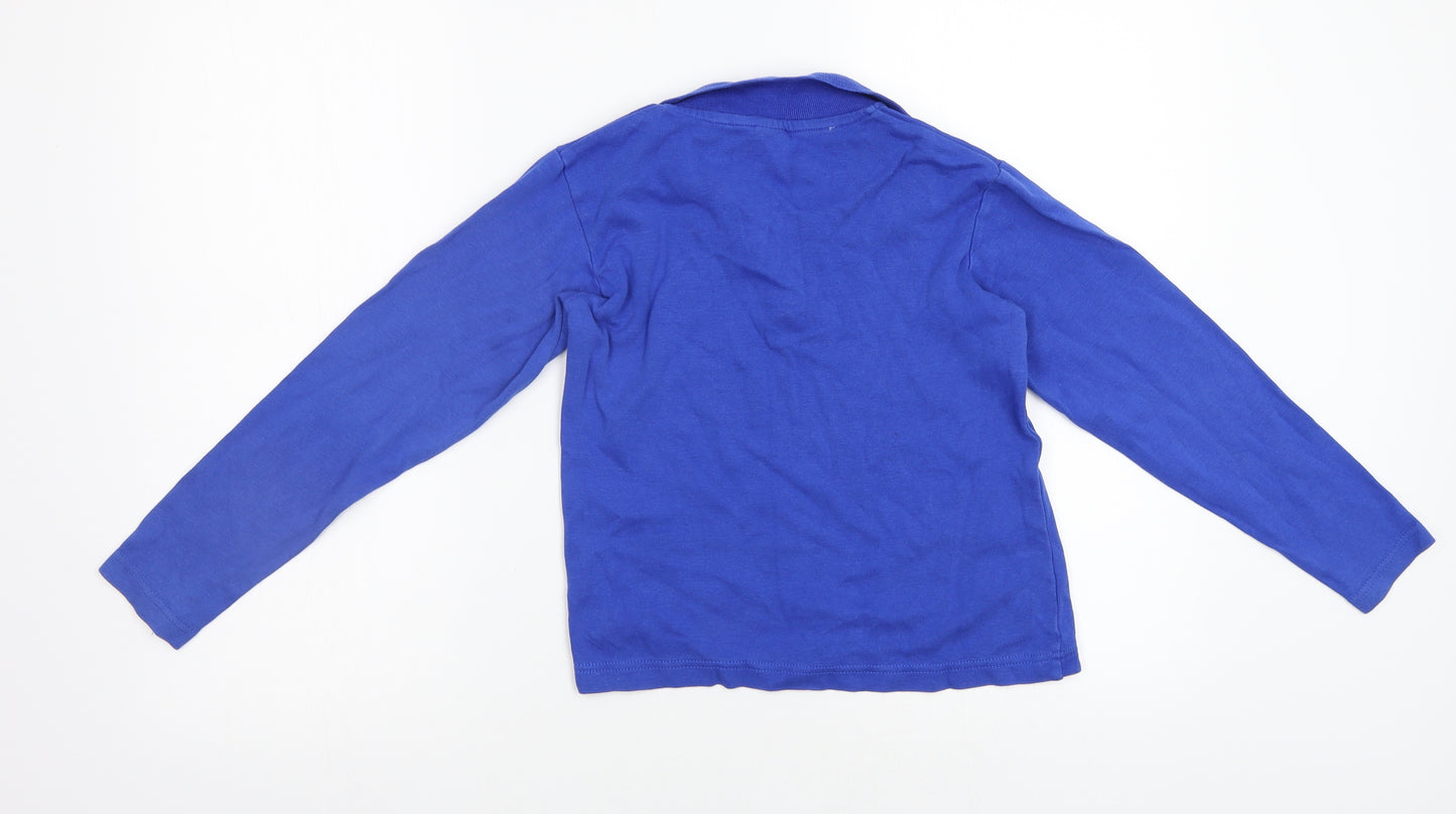 Navi Boys Blue   Pullover Polo Size 7-8 Years