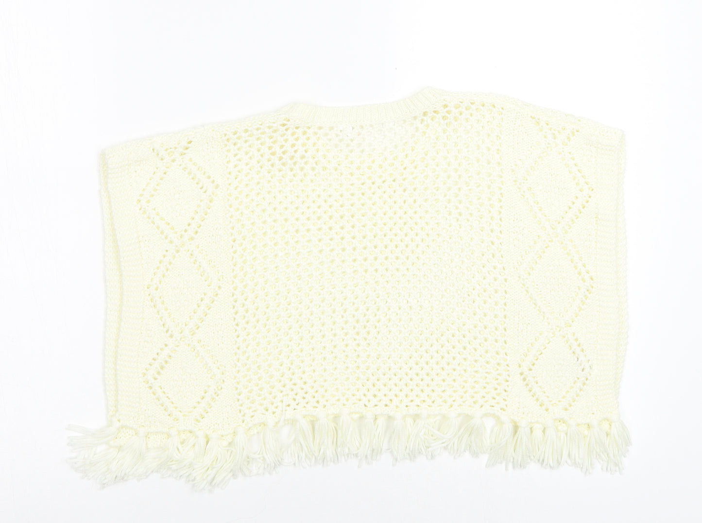 So Fabulous Girls Ivory   Overcoat Poncho Size 3 Years