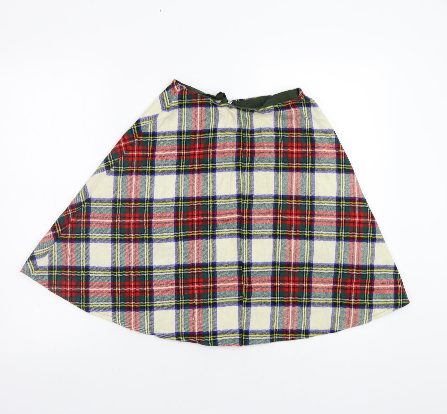 Laird Portch Girls Multicoloured Check  A-Line Skirt Size 12 Years