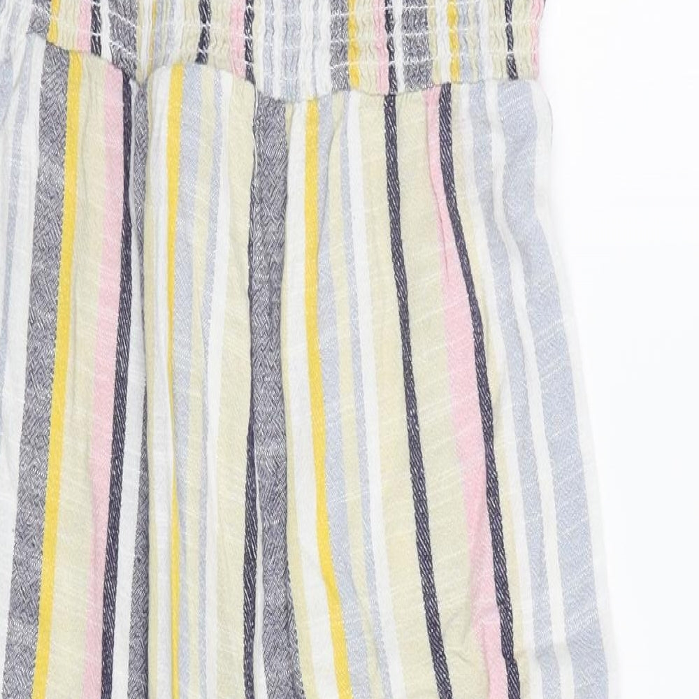 Primark Girls Multicoloured Striped  Jumpsuit One-Piece Size 12 Years