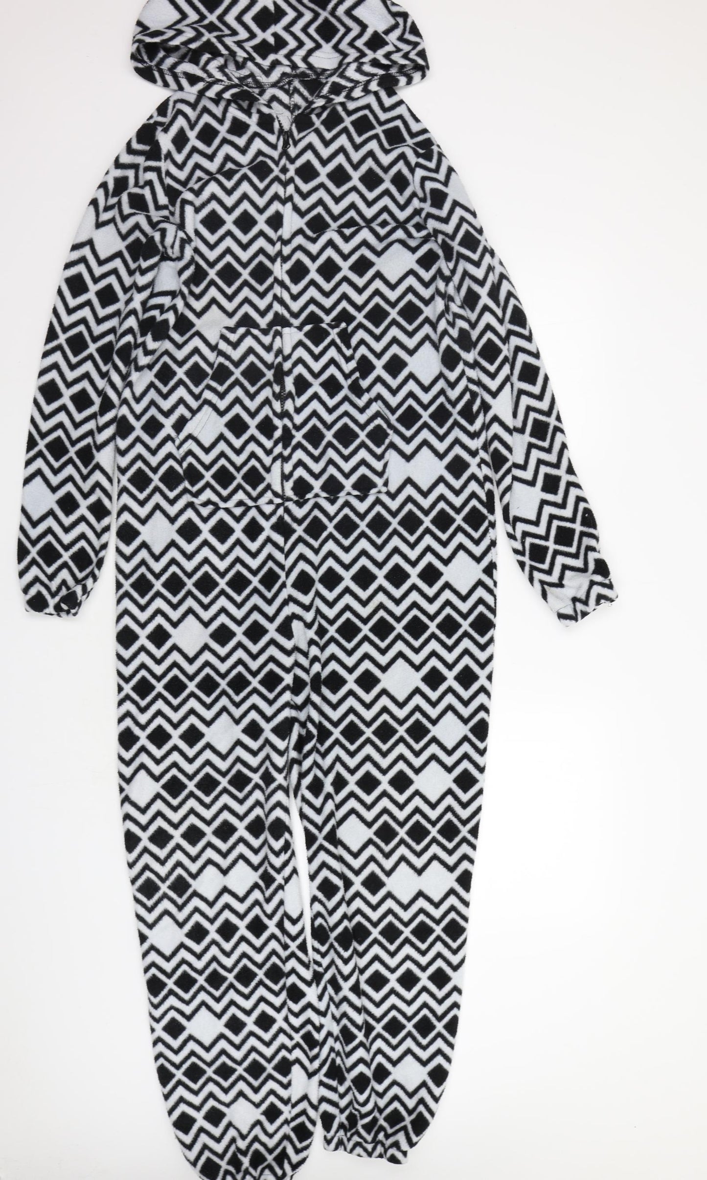 Preworn Mens Grey Geometric   Bodysuit Size M  - Onesie