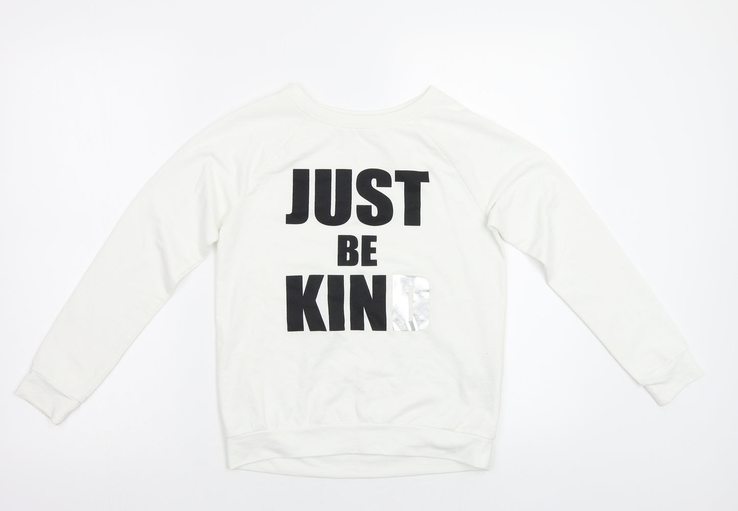H&M Girls White   Basic T-Shirt Size 8-9 Years