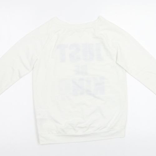 H&M Girls White   Basic T-Shirt Size 8-9 Years