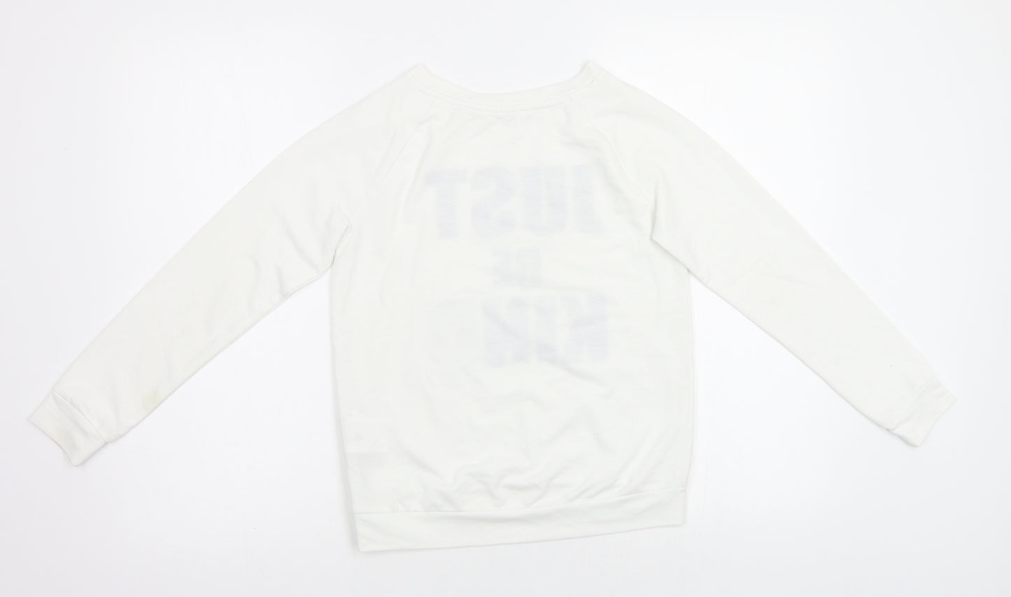 H&M Girls White   Basic T-Shirt Size 8-9 Years