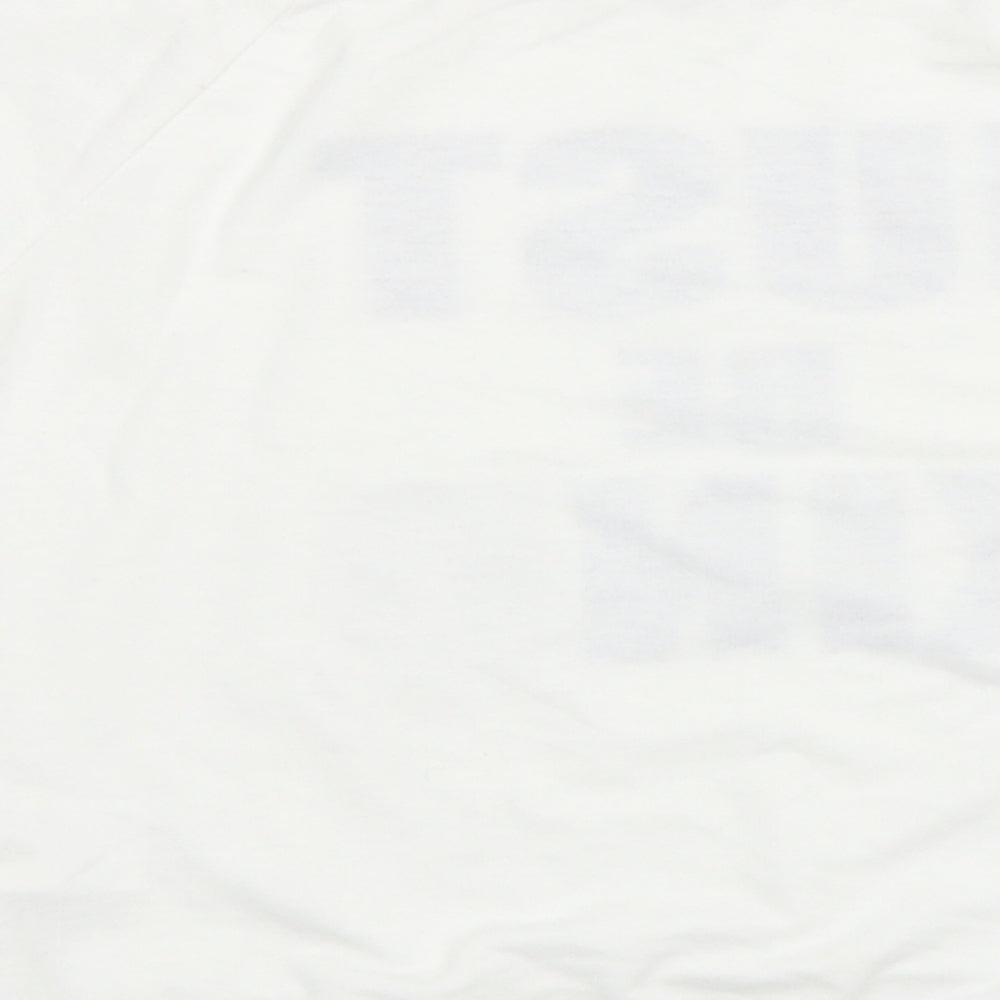 H&M Girls White   Basic T-Shirt Size 8-9 Years