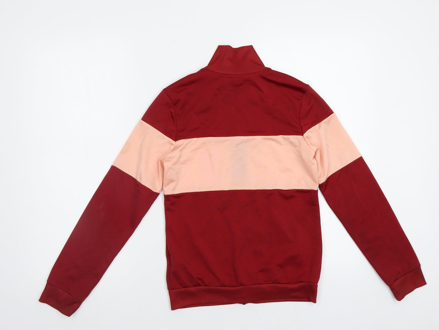 adidas Girls Red   Full Zip Sweatshirt Size 11 Years