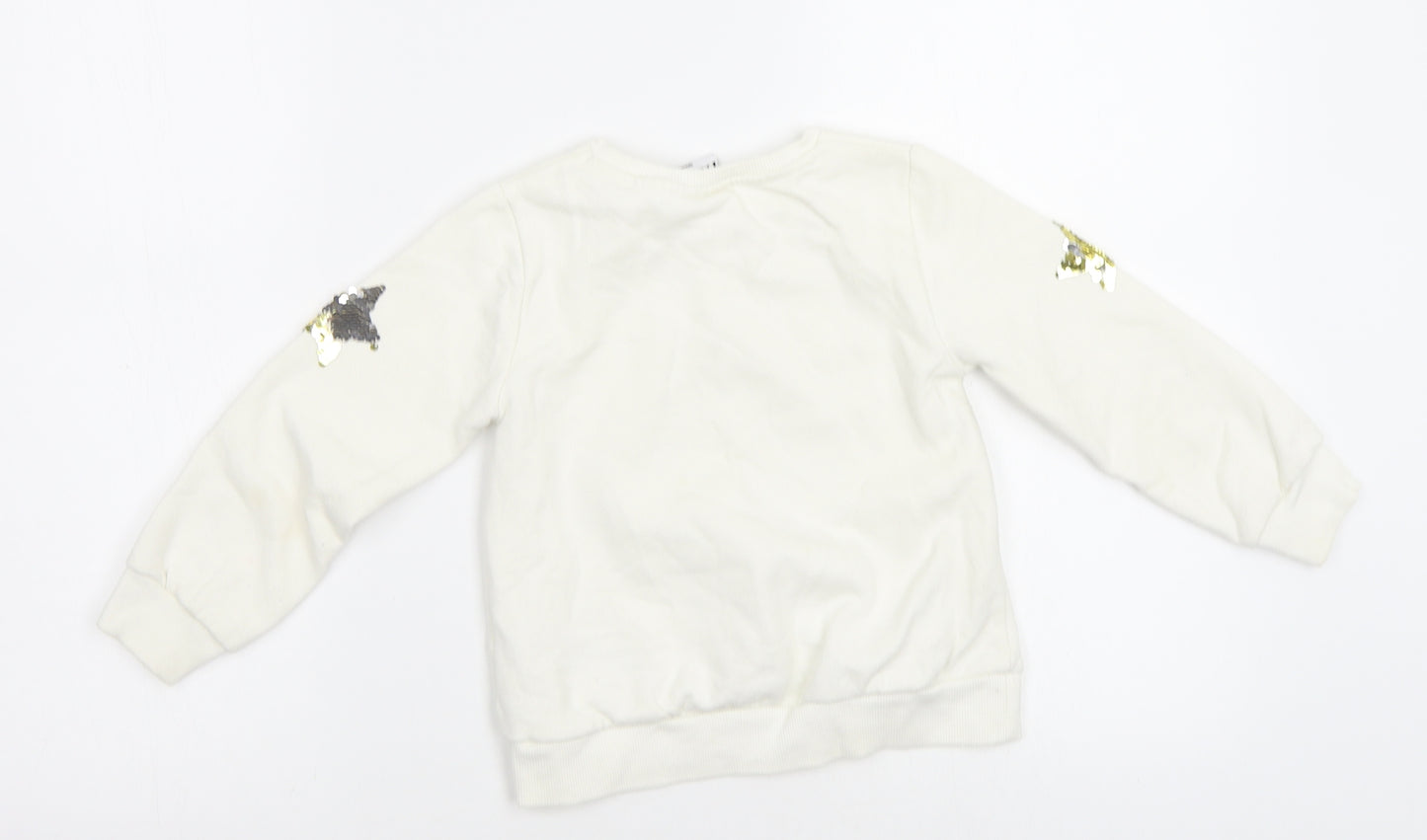 Disney Girls White   Pullover Sweatshirt Size 3-4 Years  - Frozen