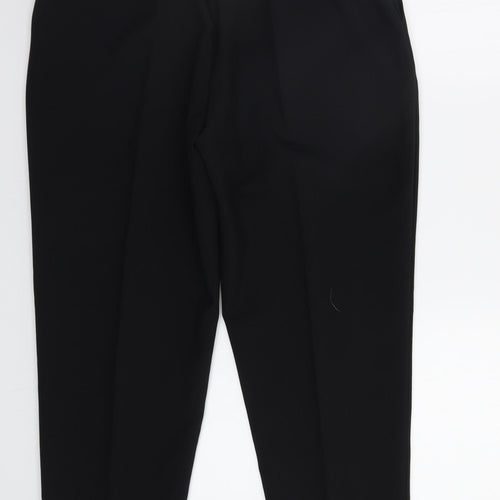 Preworn Womens Black   Trousers  Size 14 L29 in