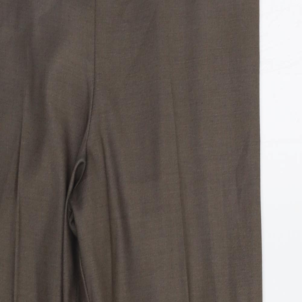 m&s Womens Brown   Trousers  Size 12 L29 in