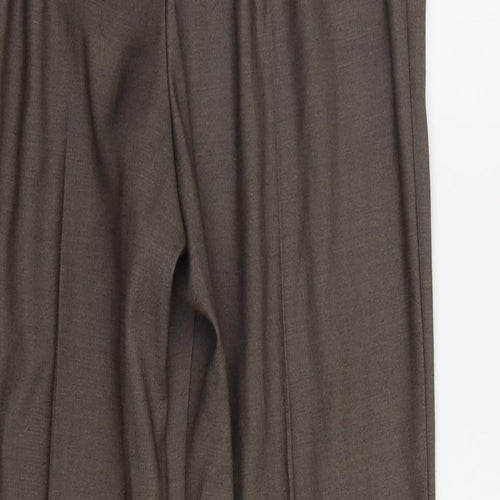 m&s Womens Brown   Trousers  Size 12 L29 in