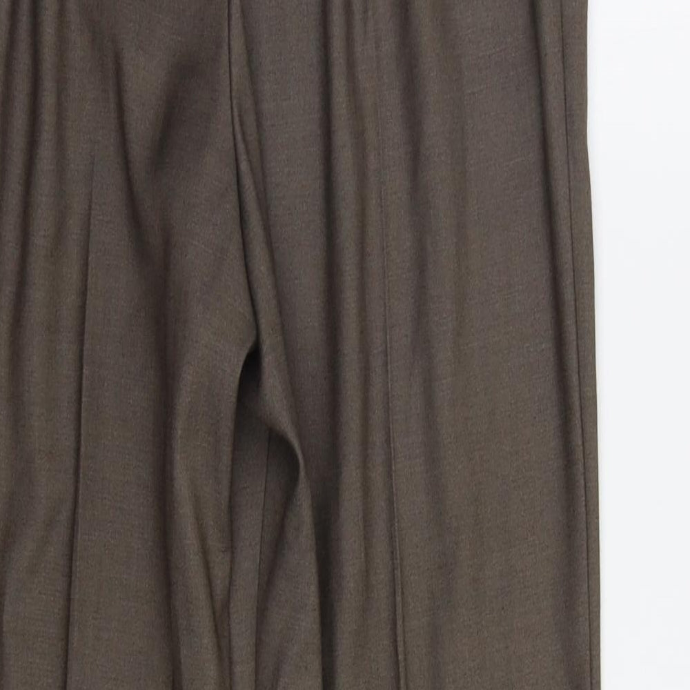 m&s Womens Brown   Trousers  Size 12 L29 in