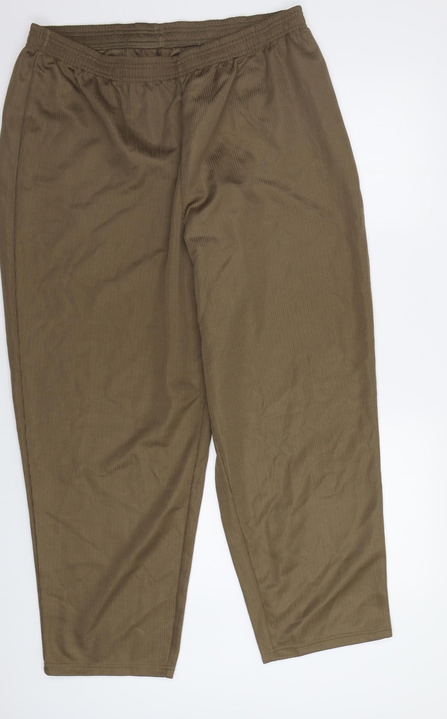 Preworn Womens Beige   Jogger Trousers Size 24 L29 in
