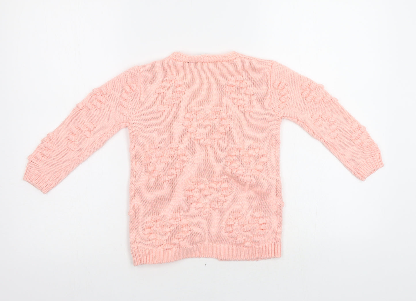 George Girls Pink   Cardigan Jumper Size 3-4 Years