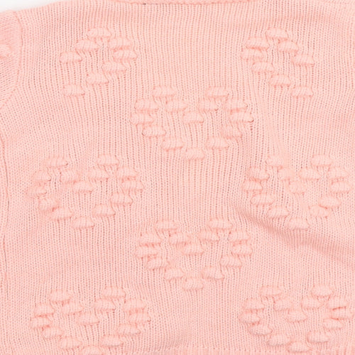 George Girls Pink   Cardigan Jumper Size 3-4 Years