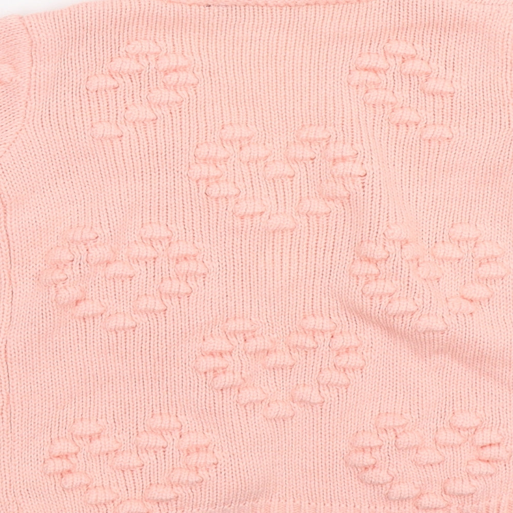 George Girls Pink   Cardigan Jumper Size 3-4 Years
