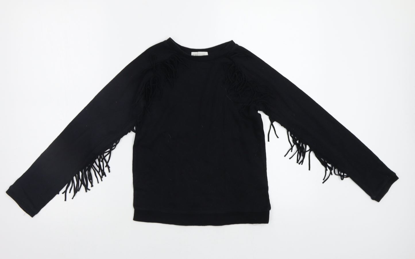 H&M Girls Black   Pullover Sweatshirt Size 8-9 Years