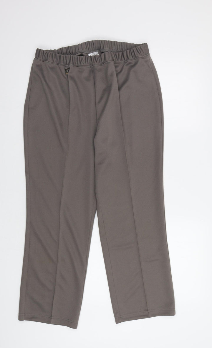 Damart Womens Beige Trousers Size 12 L26 in