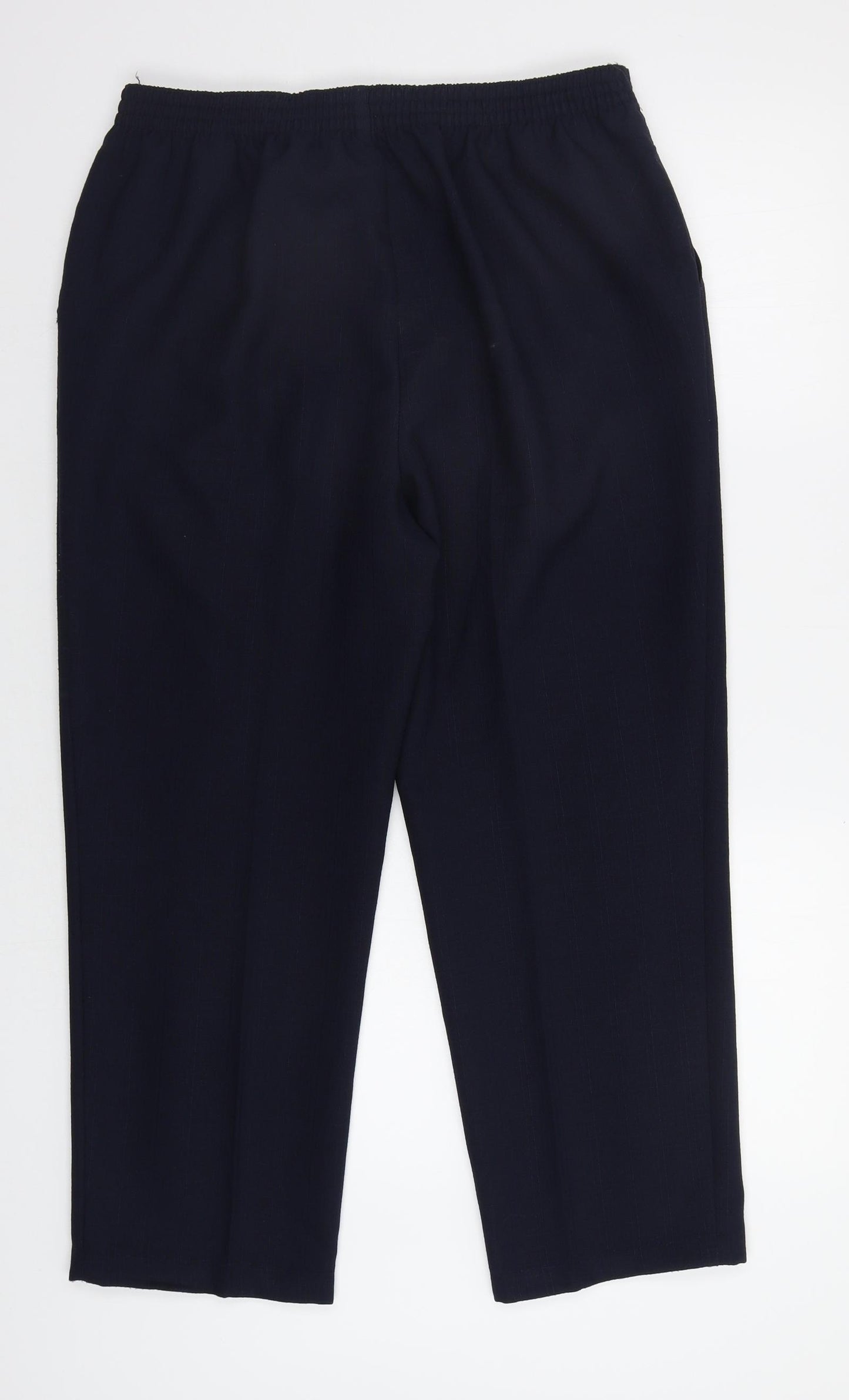 M&S Womens Blue   Trousers  Size 14 L27 in