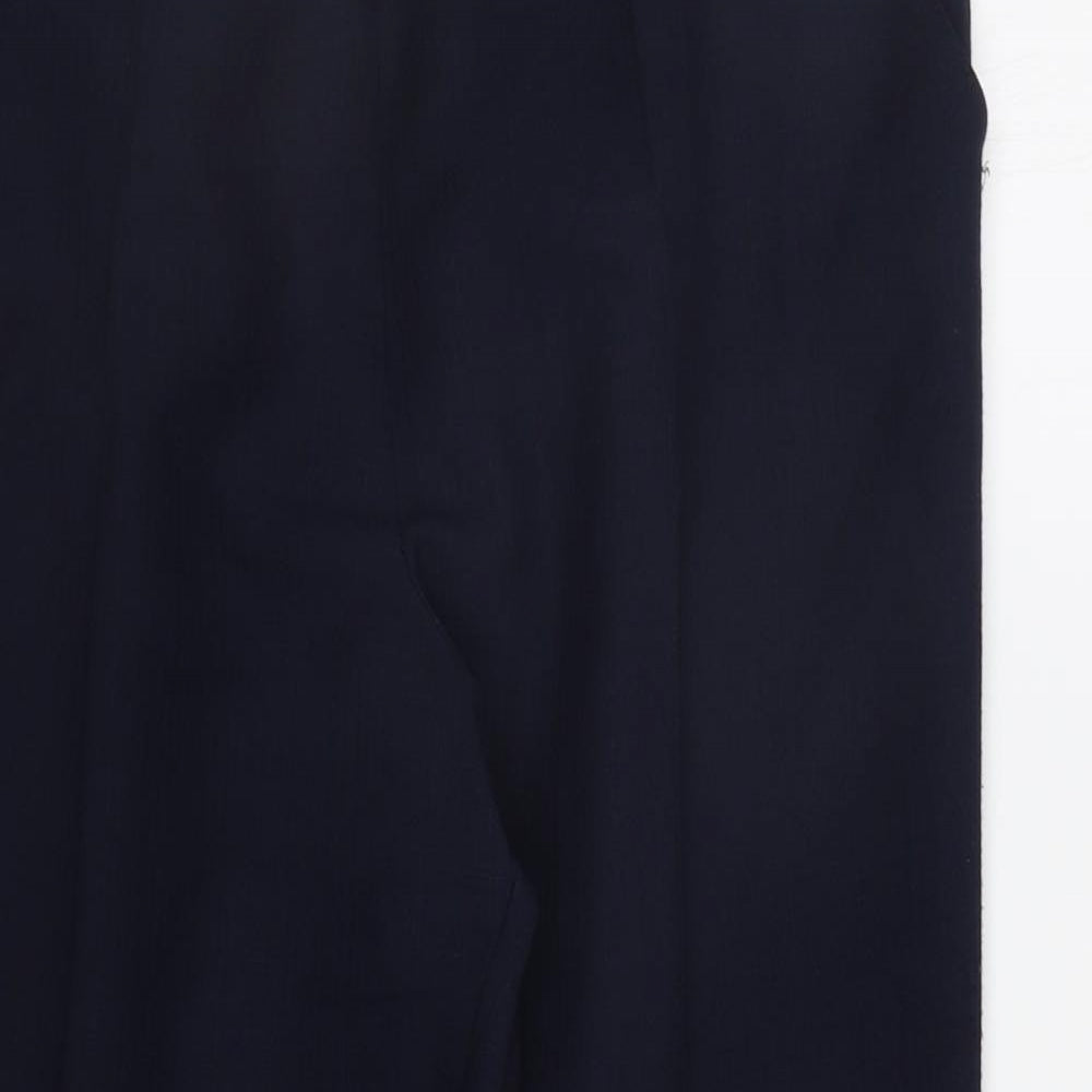 M&S Womens Blue   Trousers  Size 14 L27 in
