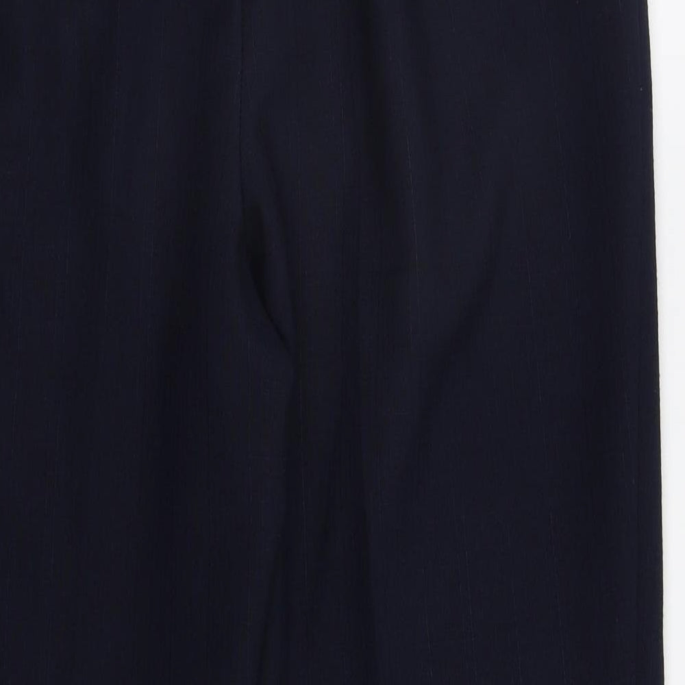 M&S Womens Blue   Trousers  Size 14 L27 in