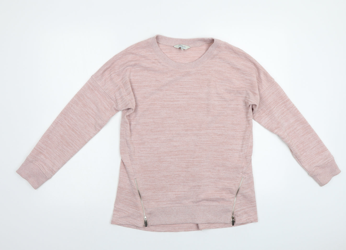 Peacocs Womens Pink   Pullover Sweatshirt Size 10