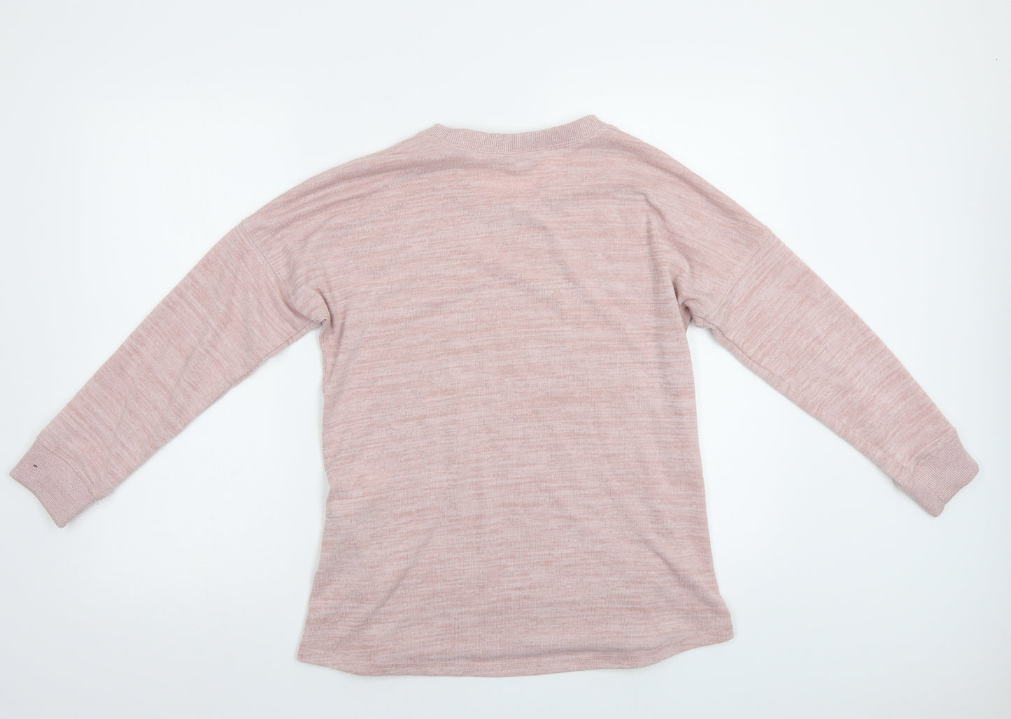Peacocs Womens Pink   Pullover Sweatshirt Size 10