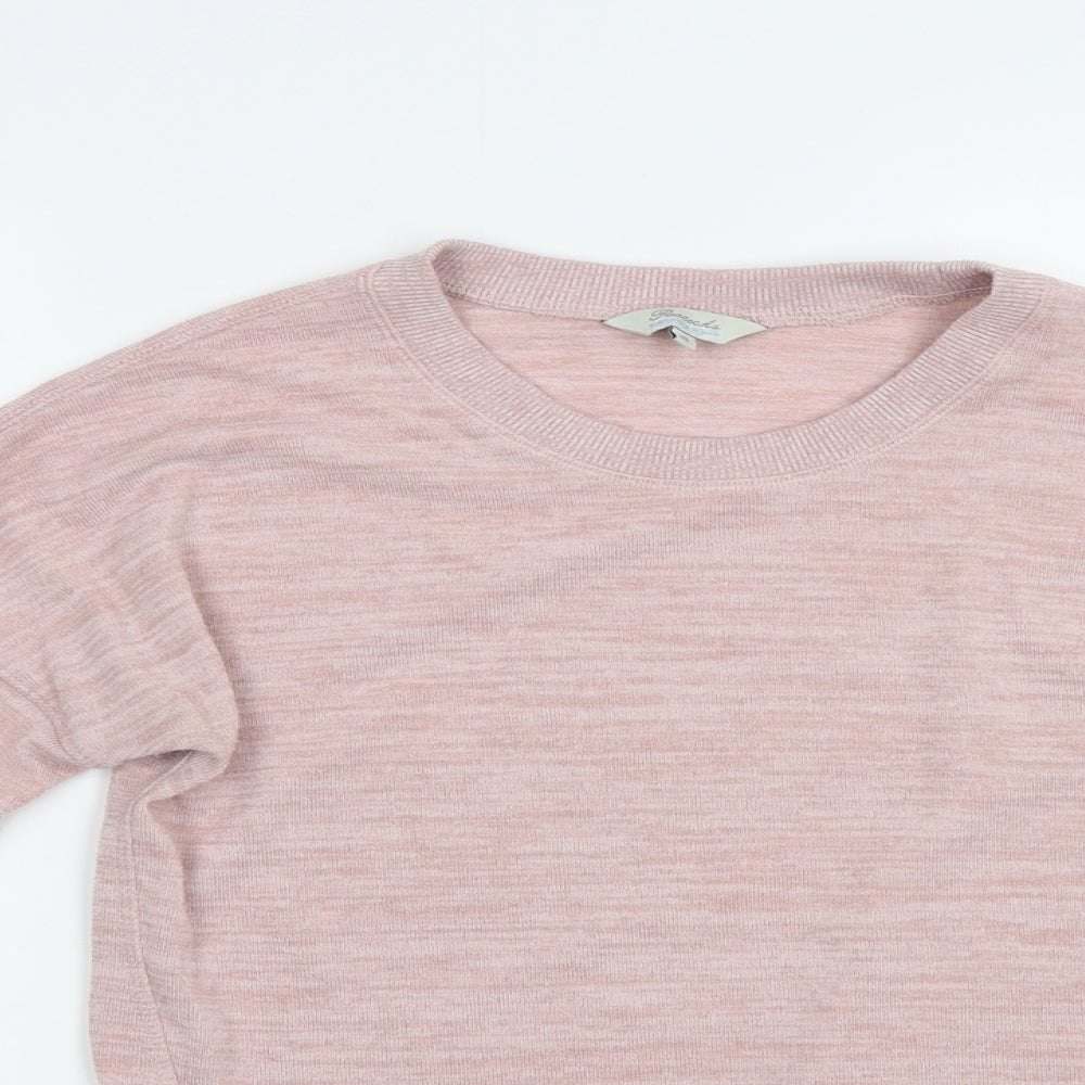 Peacocs Womens Pink   Pullover Sweatshirt Size 10