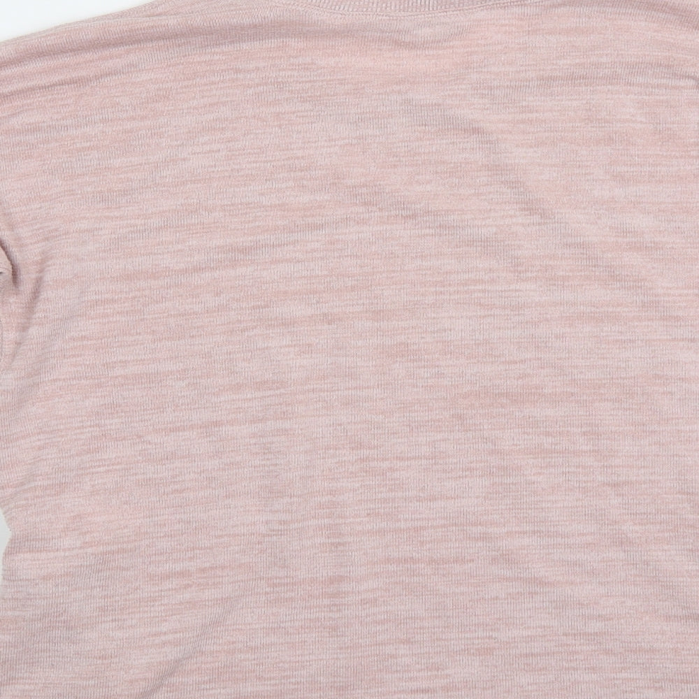 Peacocs Womens Pink   Pullover Sweatshirt Size 10