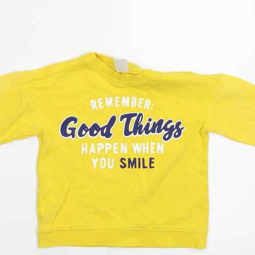 H&M Baby Yellow   Basic Casual Size 12 Months