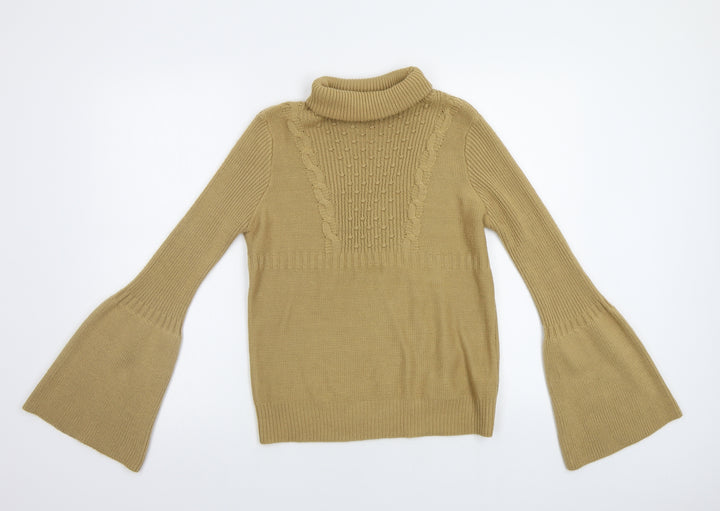 Oasis Womens Beige Pullover Jumper Size S