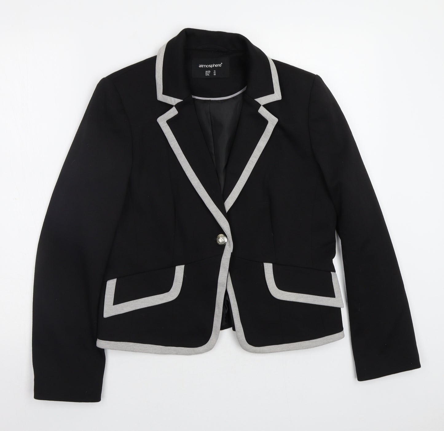 Primark Womens Black   Jacket Blazer Size 14