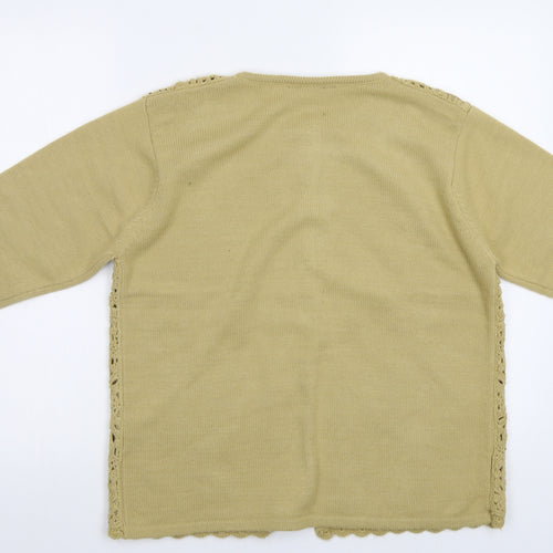 Donna Lewis Womens Beige   Cardigan Jumper Size M