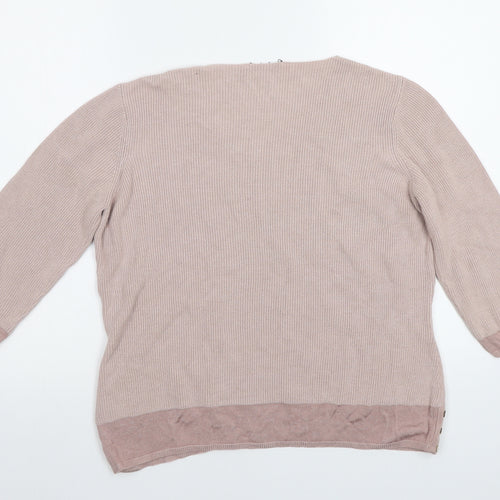 M&S Womens Pink   Pullover Jumper Size 16