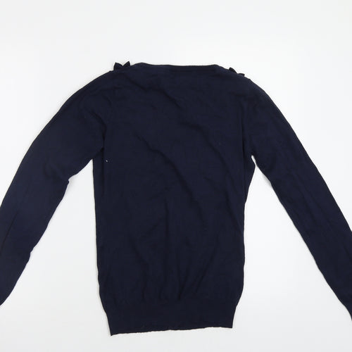 Pureco Espin Womens Blue   Cardigan Jumper Size M