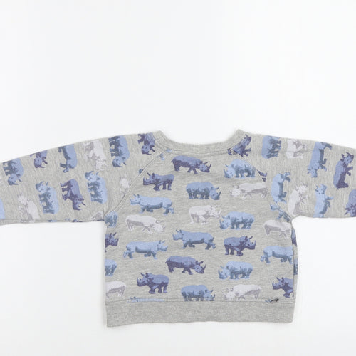 Mini Club Baby Grey   Basic Blouse Size 12 Months