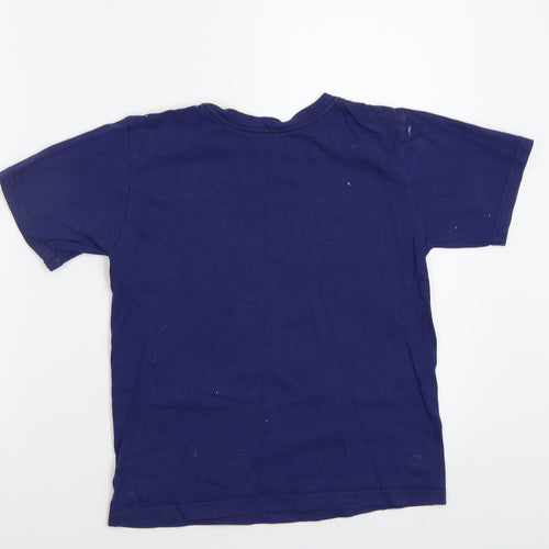 Disney Boys Blue   Basic T-Shirt Size 7-8 Years  - Avengers