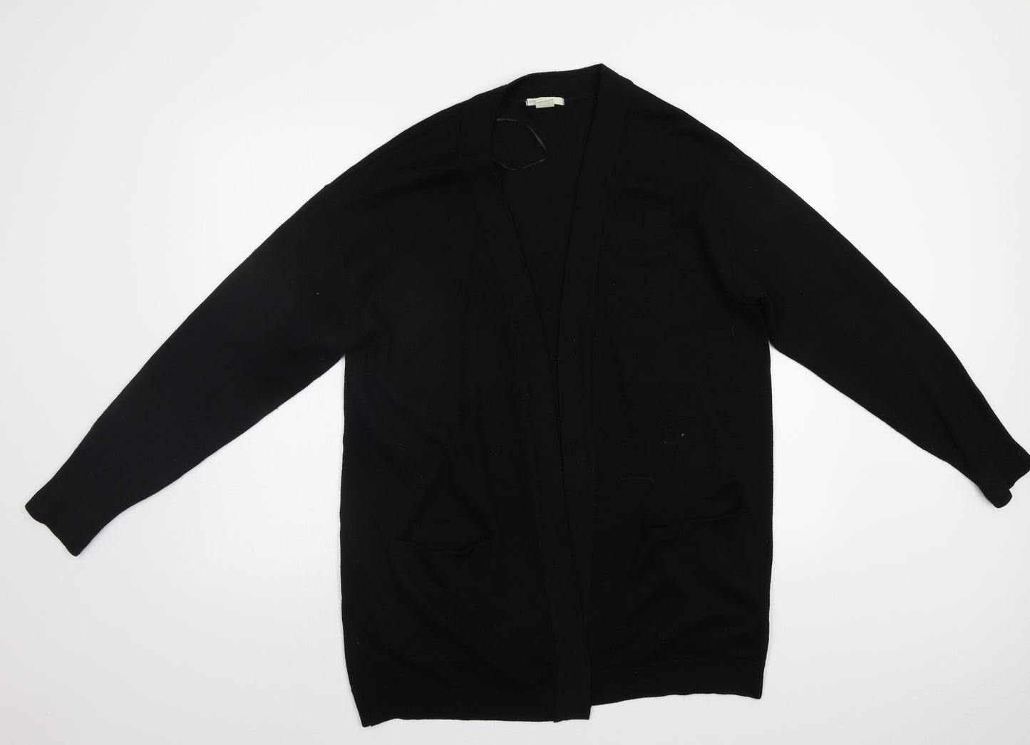H&M Womens Black   Cardigan Jumper Size L