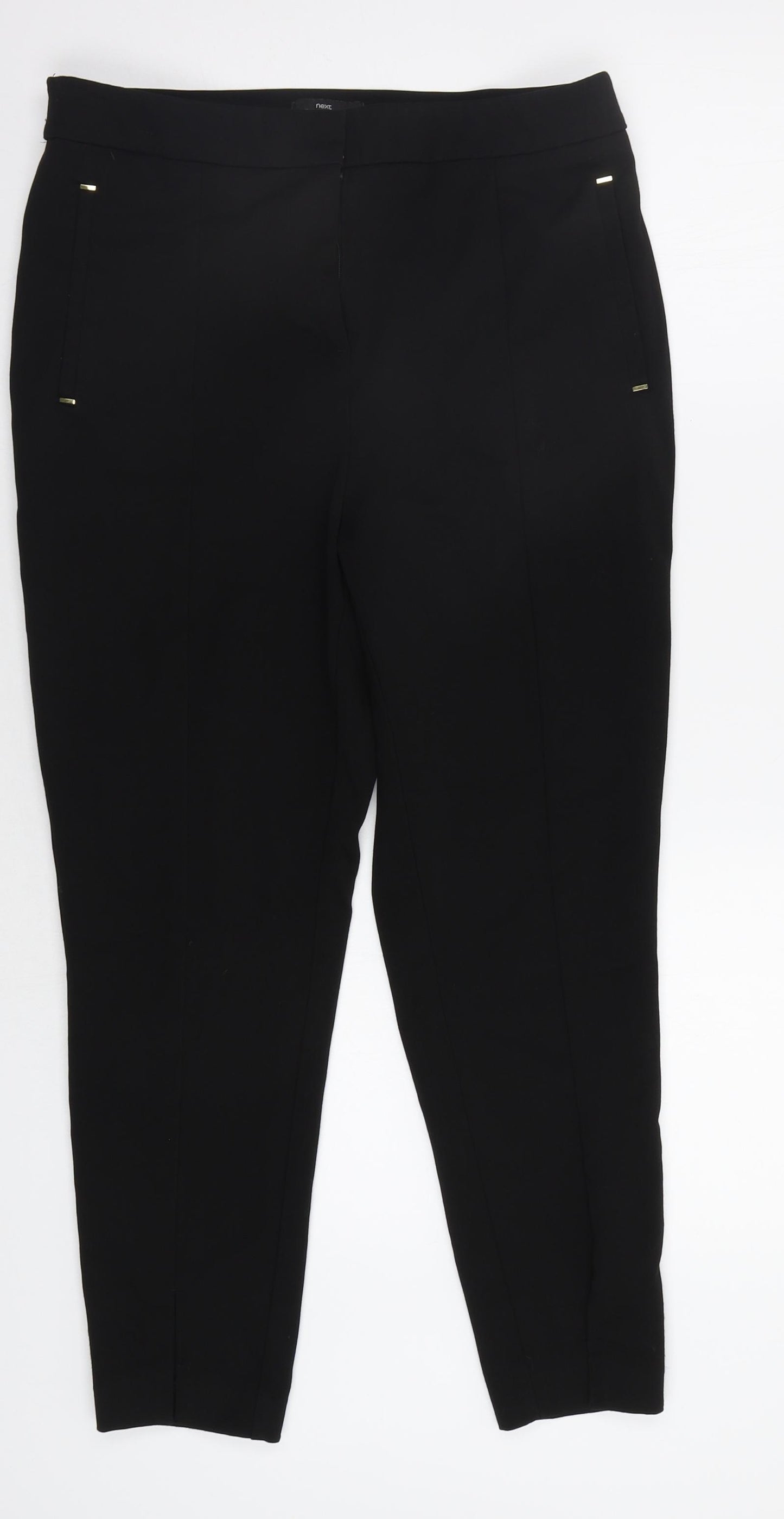 NEXT Womens Black   Dress Pants Trousers Size 14 L26 in