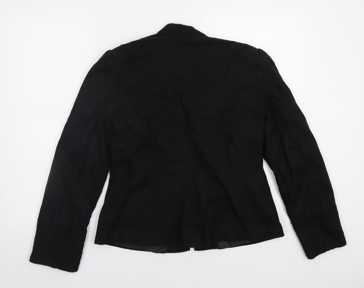 BHS Womens Black   Jacket Blazer Size 14