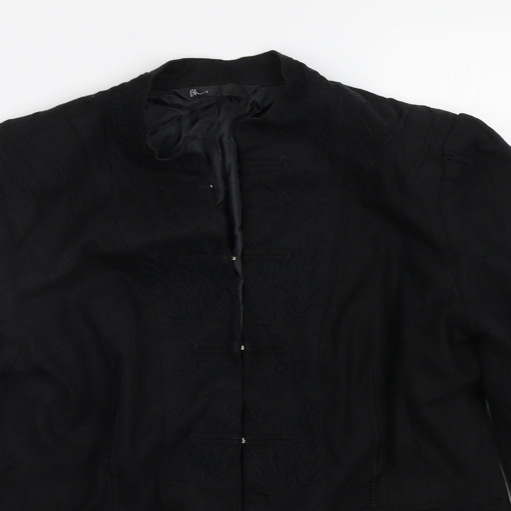 BHS Womens Black   Jacket Blazer Size 14