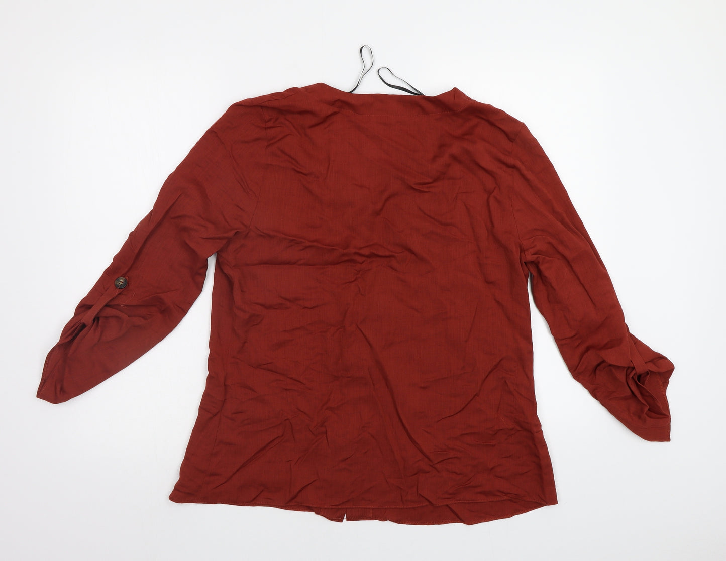 Primark Womens Brown   Basic Button-Up Size 16