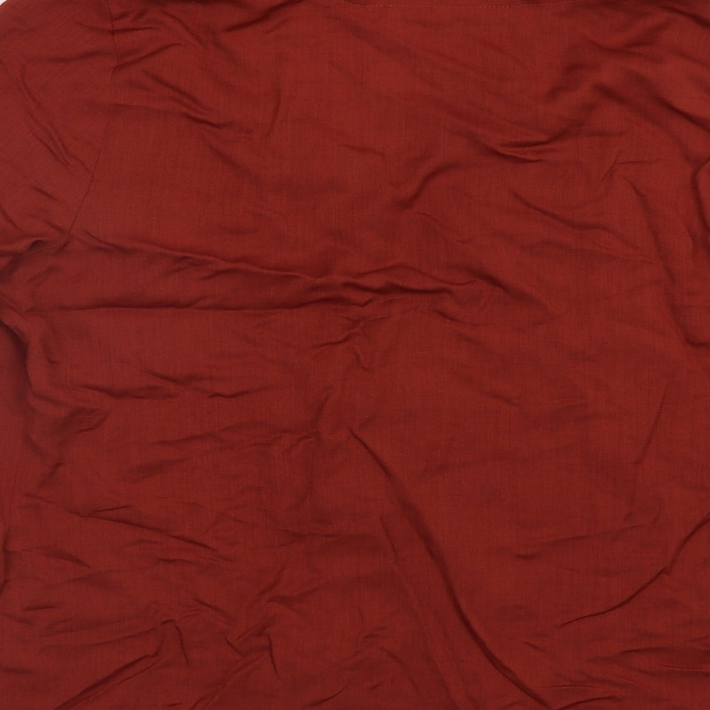 Primark Womens Brown   Basic Button-Up Size 16