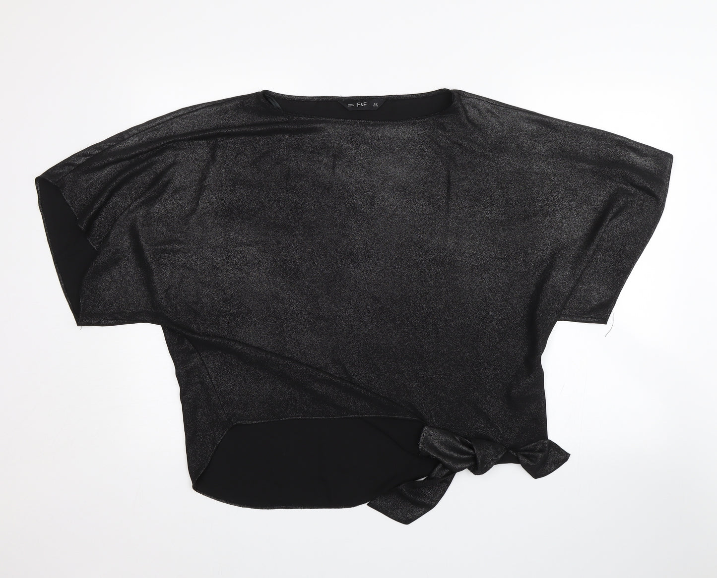 F&F Womens Black   Basic Blouse Size 12