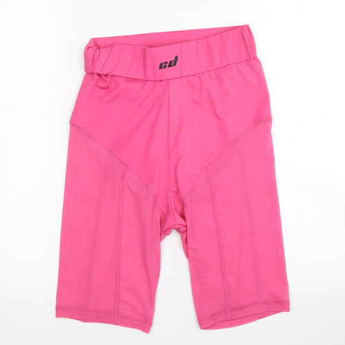 Criminal Damage Womens Pink   Sweat Shorts Size 8