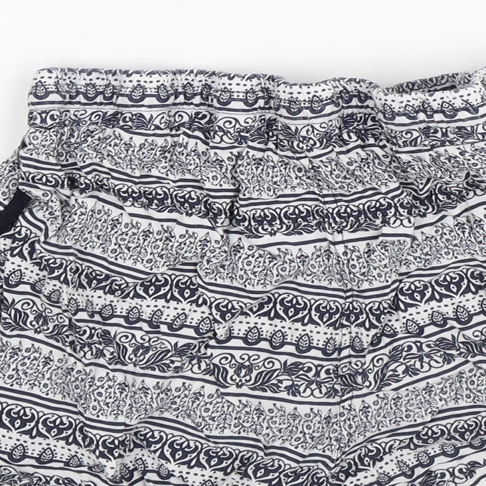 Atmosphere Womens Blue Floral  Culotte Shorts Size 10