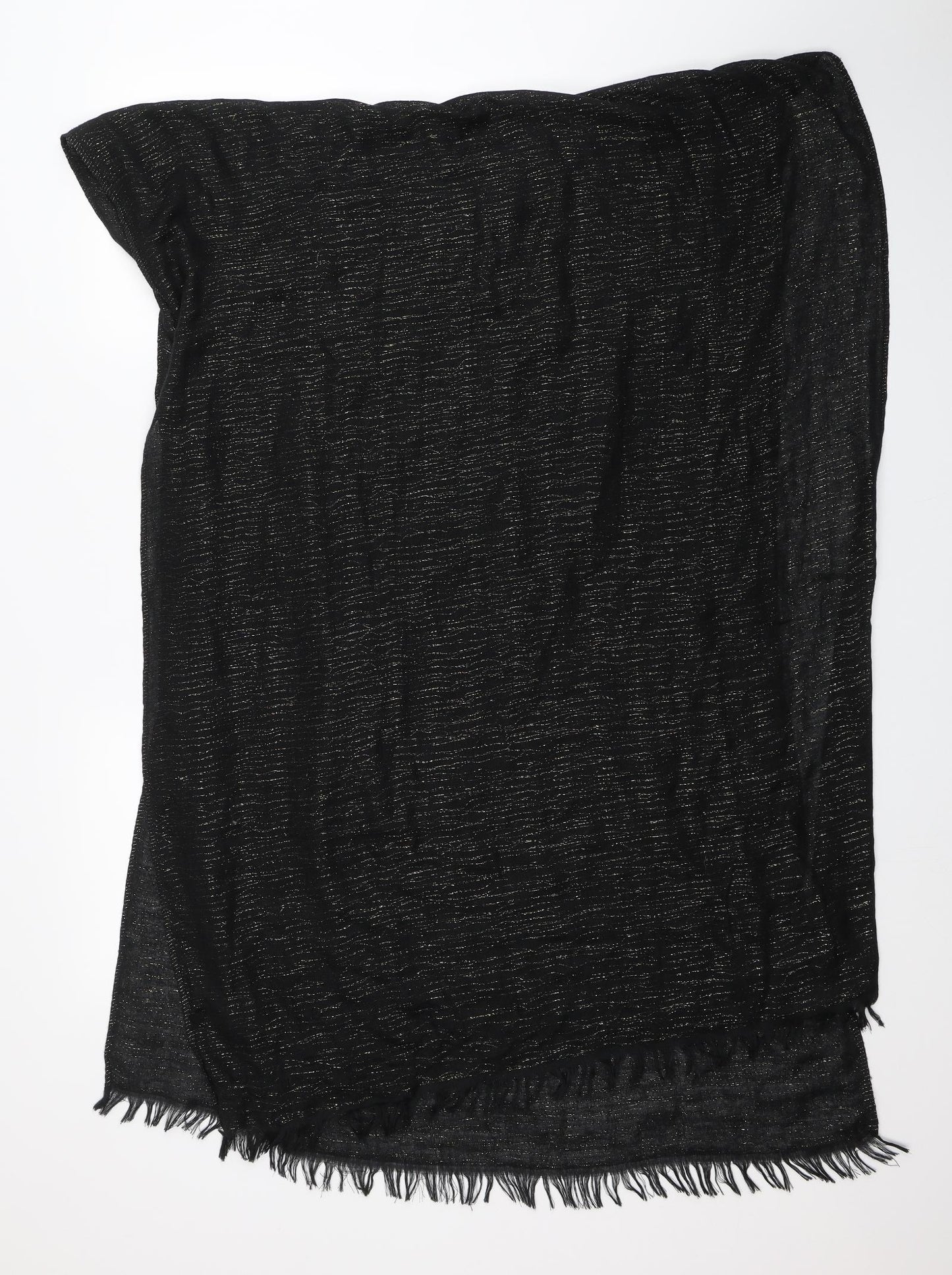 Preworn Unisex Black    Scarf