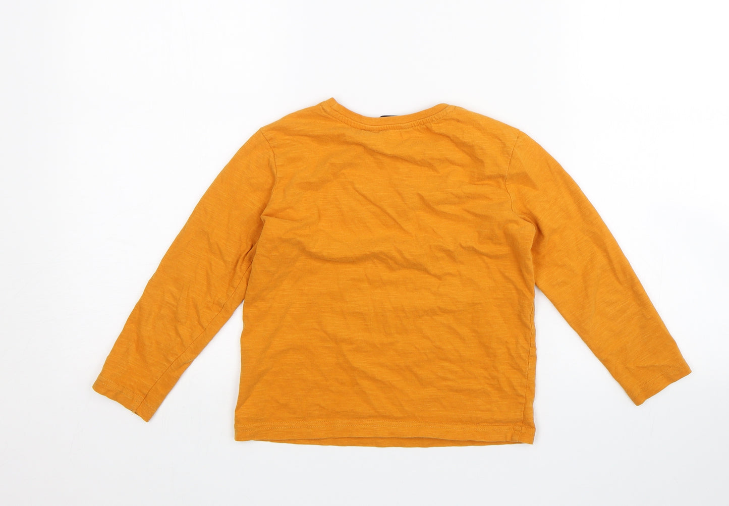 George Boys Orange   Basic T-Shirt Size 5-6 Years
