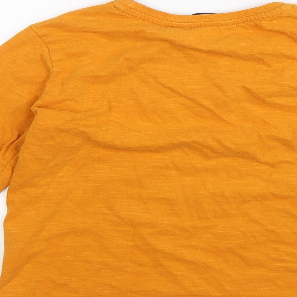 George Boys Orange   Basic T-Shirt Size 5-6 Years