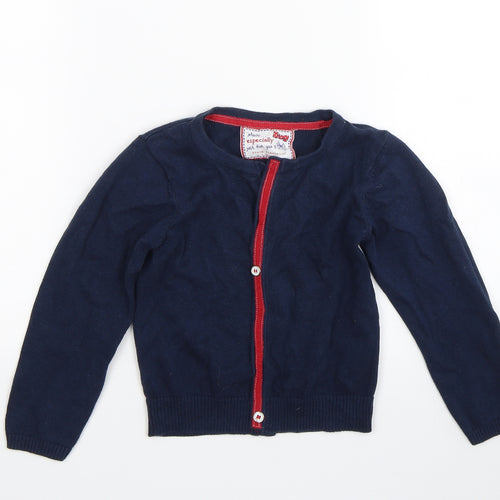 Young Dimension Girls Blue   Cardigan Jumper Size 4-5 Years